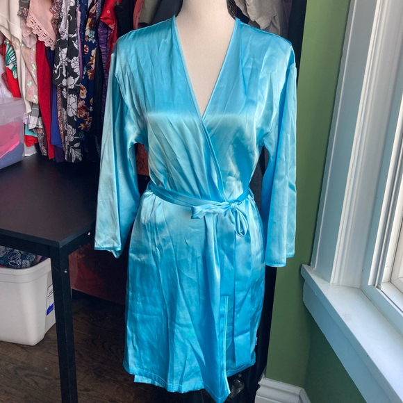 La Senza Other - Women's La Senza Robe Size S/M Blue